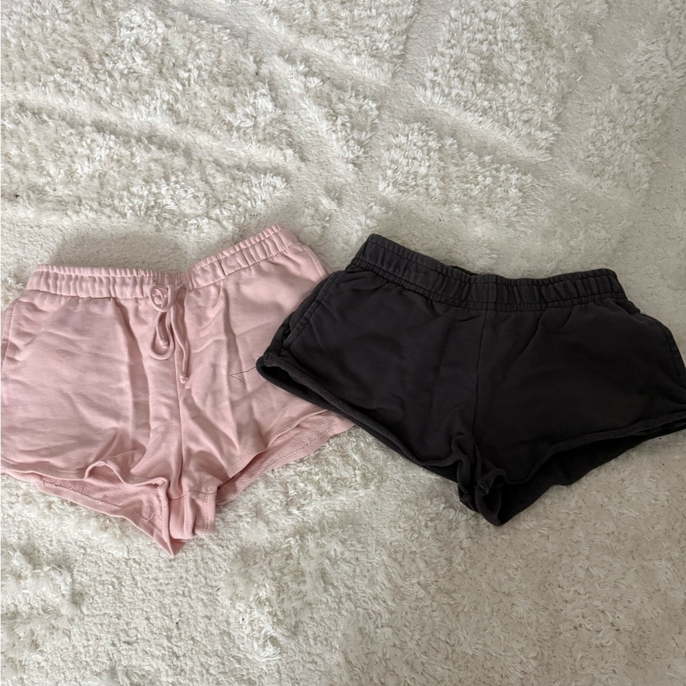 Garage pink and grey comfy shorts bundle size XS/S
